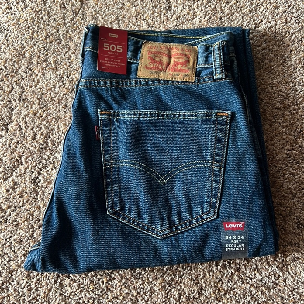 Levi’s 505 regular 34x34 straight